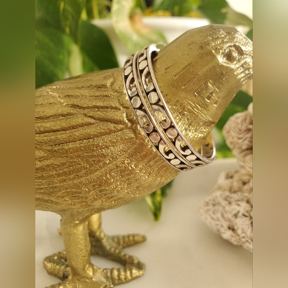 Brighton Silver Hoop Earrings - Picture 2 of 3